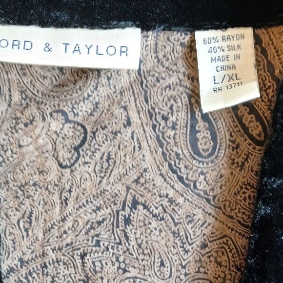 Lord & Taylor Womans Jacket Size L/Xl Nwot Silk And RAYON - Picture 5 of 5